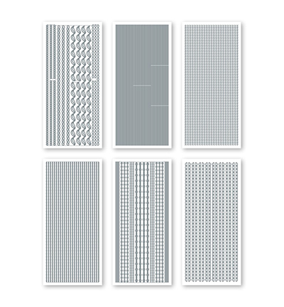 3.9891 - JeJe - Borders - Peel-off Stickersets 6-pack - Detail 1