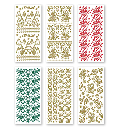 3.9901 - JeJe - Christmas - Peel-off Stickersets 6-pack - Detail 1