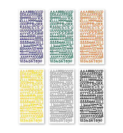 3.9992 - JeJe - ABC - Peel-off Stickersets 6-pack - Detail 1