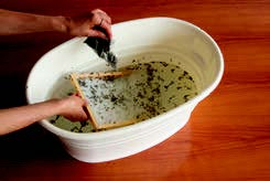 7649-01 - Stafil - Pulp sheets white - Feuilles de pulpe - Detail 3