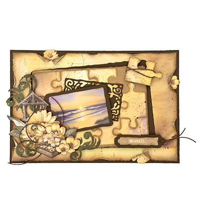 JMA-GB-DCPP318 - Jenine's - Die-cut Paper Pad Paper elements Growing & Blooming nr.318 - Die-cut Paper Pad - Detail 1