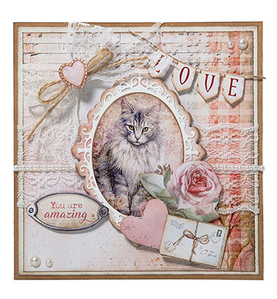 SL-ACS-CD1000 - StudioLight - Roses mini-frame A Cat's Secret nr.1000 - Cadre / border - Detail 2