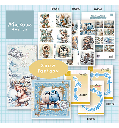 LR0927 - Marianne Design - Ice crystals - swirl - Noël, hiver - Detail 3