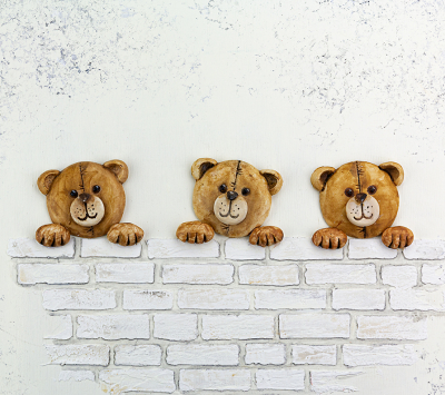 740039-26 - Stafil - Moule silicone, Tête ours - Moules Silicone - Detail 3