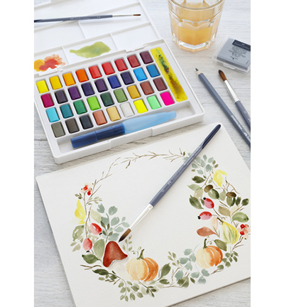FC-169736 - Faber Castell - Set aquarelle, 36 couleurs, avec palette - Faber Castell Watercolour - Detail 7
