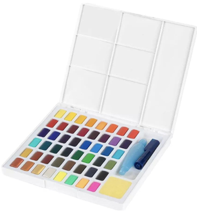FC-169748 - Faber Castell - Set aquarelle, 48 couleurs, avec palette - Faber Castell Watercolour - Detail 1