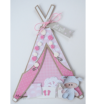VK9574 - Marianne Design - Ilse's Funny's - Baby - Général - Detail 1