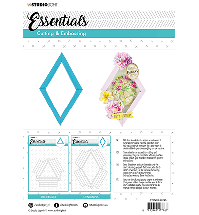 STENCILSL295 - StudioLight - Embossing Big Frame Dies Essentials nr.295 - Général - Detail 1