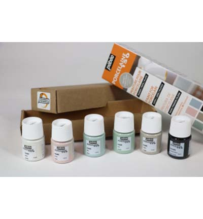 756-473 - Pebeo - Set Initiation Chalk - Porcelaine 150 Sets - Detail 1