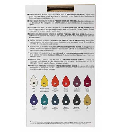 757-471 - Pebeo - Set Exploration, Gloss nr.1 - Porcelaine 150 Sets - Detail 2