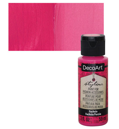 DASAL04-30 - DecoArt - Fuchsia - Stylin - Detail 1
