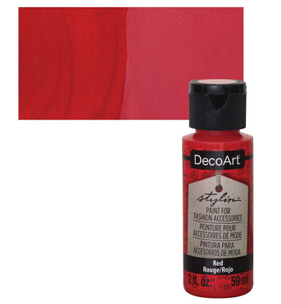 DASAL05-30 - DecoArt - Red - Stylin - Detail 1