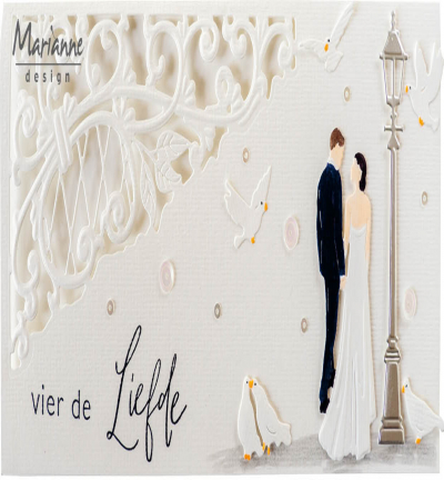 CS1086 - Marianne Design - Handgeschreven - Feest - Textes - Detail 1