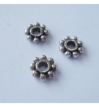 FLP-SP-005 - Nellie's Choice - Floral Spacers -  silver  nr. 5 - Floral Spacers - Detail 1