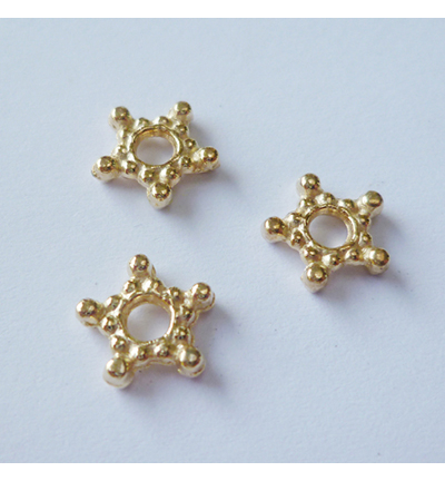 FLP-SP-010 - Nellie's Choice - Floral Spacers -  gold  nr. 10 - Floral Spacers - Detail 1