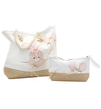 730915-09 - Stafil - Beach bag canvas off-white - Canvas - Detail 1