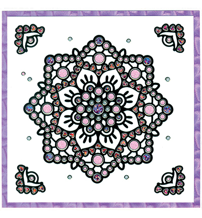 3.8030 - JeJe - Black Flowers - Jewelly - Detail 2