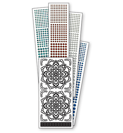 3.8033 - JeJe - Black Flowers - Jewelly - Detail 1 3.8033 - JeJe - Black Flowers - Jewelly - Detail 1