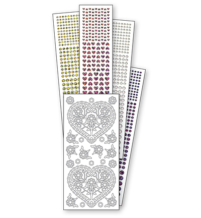 3.8034 - JeJe - White Hearts - Jewelly - Detail 1