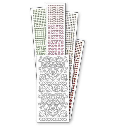 3.8035 - JeJe - White Hearts - Jewelly - Detail 1