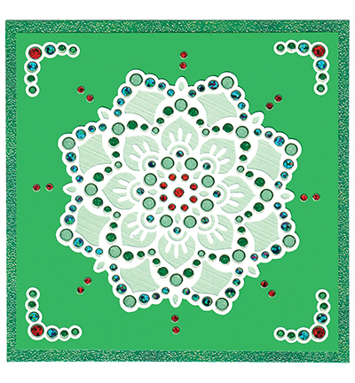 3.8037 - JeJe - White Flowers - Jewelly Pearls & Gems - Detail 2