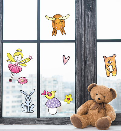 800303800 - ViVa Decor - Window Color Set Kids, Fairy Magic - Sets Window Color - Detail 1 800303800 - ViVa Decor - Window Color Set Kids, Fairy Magic - Sets Window Color - Detail 1