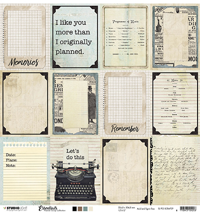 SL-PES-SCRAP29 - StudioLight - SL Scrap Rectangles Planner Essentials nr.29 - Scrap - Detail 1