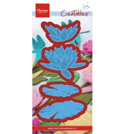LR0460 - Marianne Design - Tiny's waterlily (L) - Fleurs - Detail 3