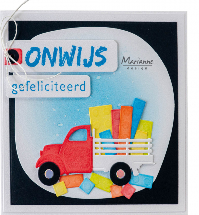 CS1066 - Marianne Design - Clear Stamps - SUPER-MEGA-KEI-ONWIJS - Textes - Detail 1