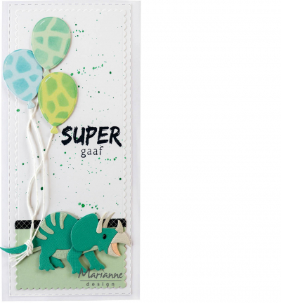 COL1499 - Marianne Design - Eline's Dinosaurs - Animaux - Detail 3