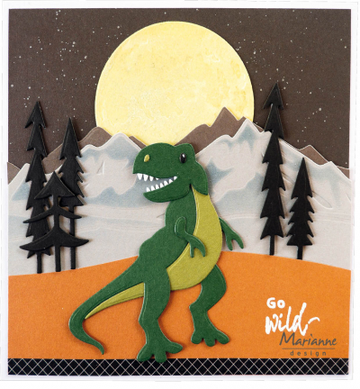 COL1499 - Marianne Design - Eline's Dinosaurs - Animaux - Detail 5