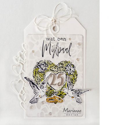 CS1086 - Marianne Design - Handgeschreven - Feest - Textes - Detail 2