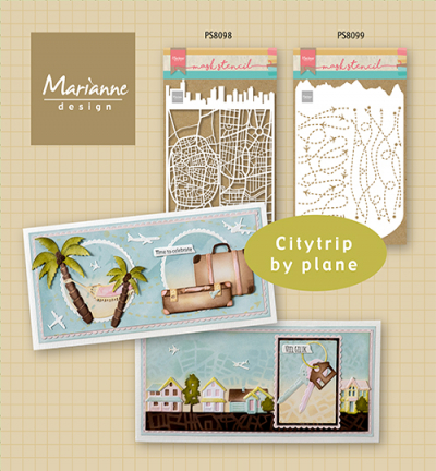 PS8098 - Marianne Design - Slimline city - Vancances - Detail 1