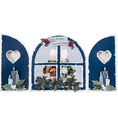 CR1478 - Marianne Design - Poinsettia by Marleen - Fleurs - Detail 1