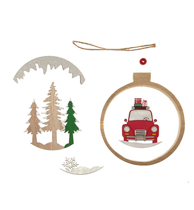 3993-011 - Stafil - Car with presents - Noel - Detail 2