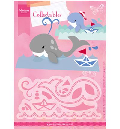 COL1430 - Marianne Design - Eline's whale - Collectables - Detail 1