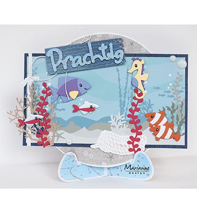 CB5501 - Marianne Design - Chipboard blanc - A5, 0.7mm - Detail 5