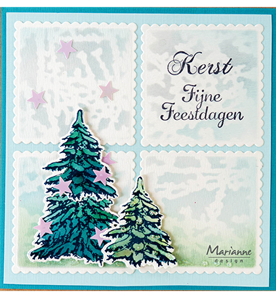 TC0887 - Marianne Design - Tiny's Snow village - Noël, hiver - Detail 1