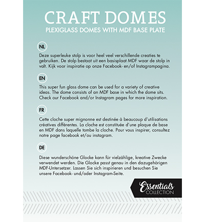 SL-ES-DOME01 - StudioLight - SL Plexiglas craft domes 3 sizes Essentials nr.01 - Domes - Detail 2