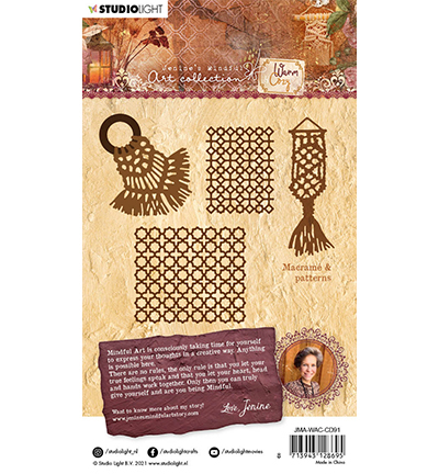 JMA-WAC-CD91 - Jenine's - JMA Cutting Die Macramé & patterns Warm & Cozy nr.91 - Macramé & patterns  - Detail 1