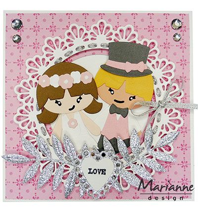 LR0476 - Marianne Design - Kim's Buddies girl set - Creatables - Detail 2
