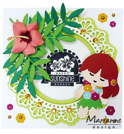 LR0476 - Marianne Design - Kim's Buddies girl set - Creatables - Detail 3
