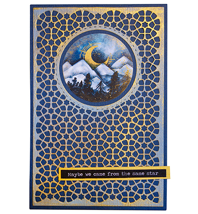 SL-MFL-CD138 - StudioLight - SL Cutting Die Cardshape rectangle Moon Flower Collection nr.138 - Cardshape - Detail 1