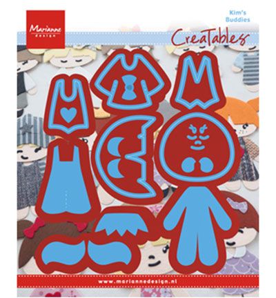 LR0474 - Marianne Design - Kim's Buddies - Creatables - Detail 5