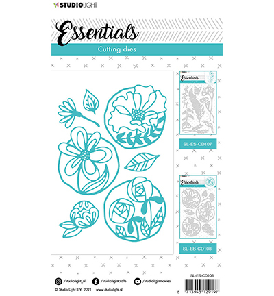 SL-ES-CD108 - StudioLight - SL Cutting Die Top flowers Essentials nr.108 - Fleurs - Detail 1