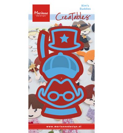 LR0475 - Marianne Design - Kim's Buddies boy set - Creatables - Detail 3