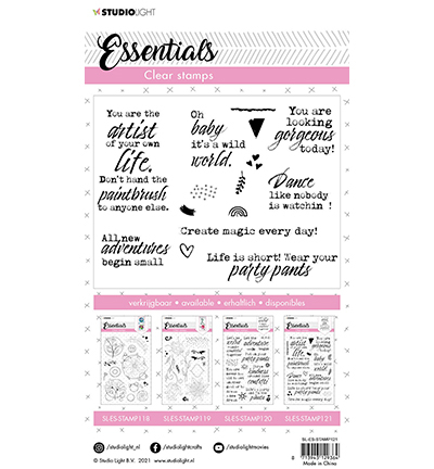 SL-ES-STAMP121 - StudioLight - You are an artist Essentials nr.121 - Tampons Essentials - Detail 1 SL-ES-STAMP121 - StudioLight - You are an artist Essentials nr.121 - Tampons Essentials - Detail 1
