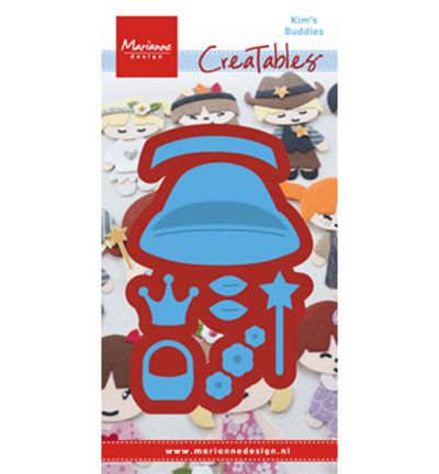 LR0476 - Marianne Design - Kim's Buddies girl set - Creatables - Detail 4