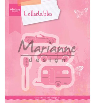 COL1435 - Marianne Design - Village Decoration set 3 (cars) - Collectables - Detail 3