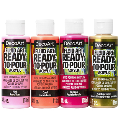 DASK656-B - DecoArt - Groovy Gold - Fluid Art Ready-to-pour Acrylic Packs - Detail 2 DASK656-B - DecoArt - Groovy Gold - Fluid Art Ready-to-pour Acrylic Packs - Detail 2